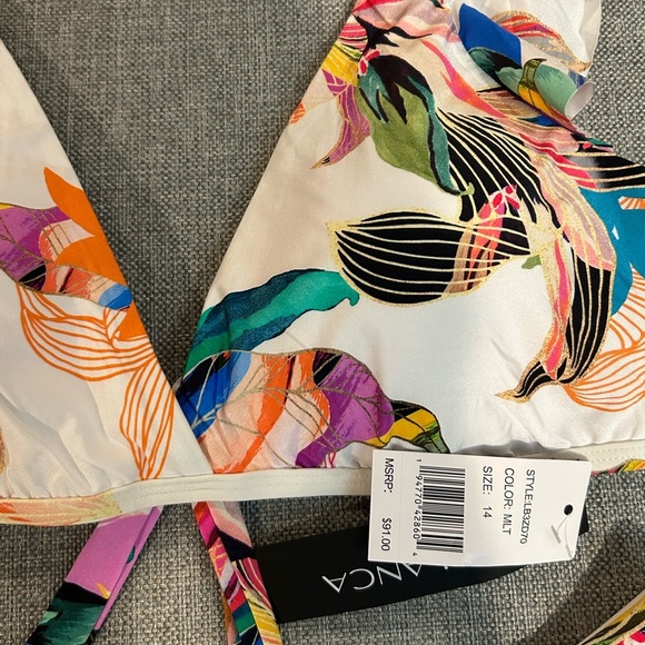 LA BLANCA Paradise Bikini Set Women's Size 14 - Picture 8 of 16